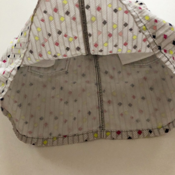 Gymboree Denim Jean Skirt Small Diamond Print 8 - Picture 3 of 8